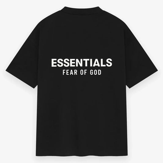 Fear Of God Essentials Classic Short Sleeve Tee Jet Black