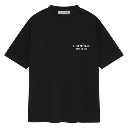 Fear Of God Essentials Bundle Completo Classic Tee + Sweatshorts Jet Black