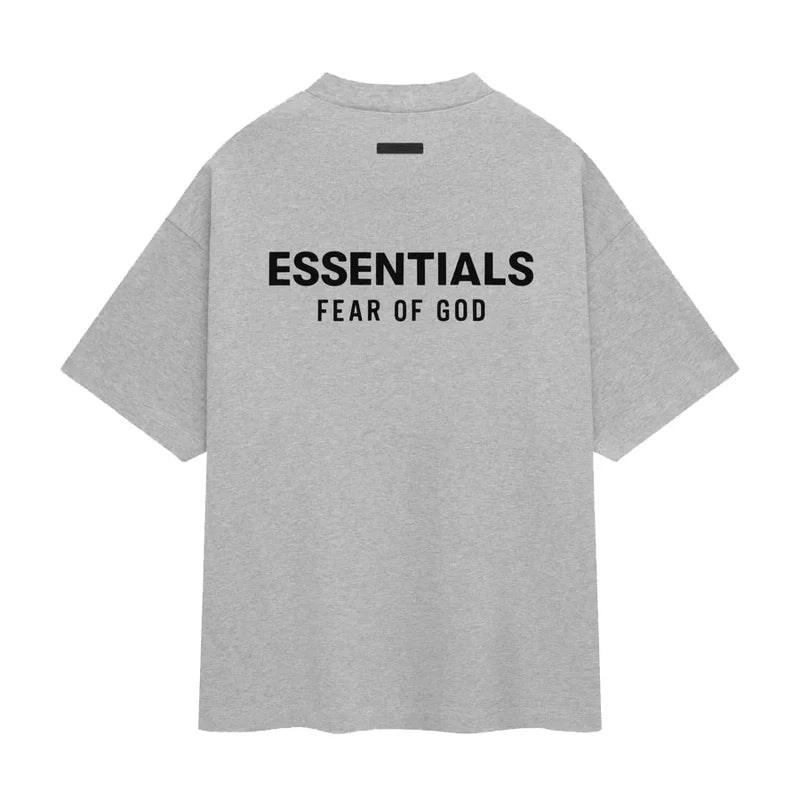 Fear Of God Essentials Tee Jersey Crewneck T-Shirt Light Heather Gray