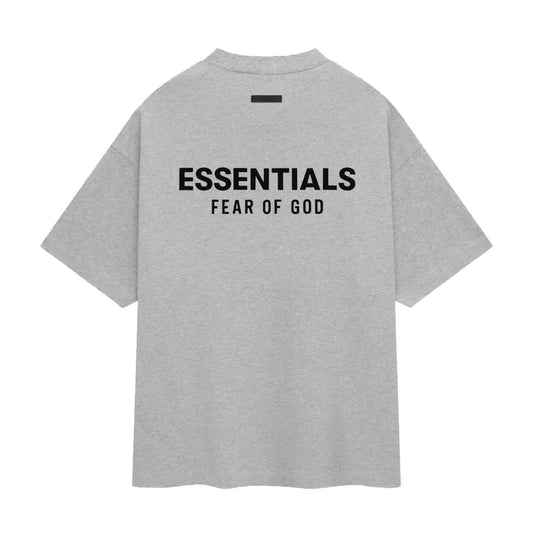 Fear Of God Essentials Tee Jersey Crewneck T-Shirt Light Heather Gray