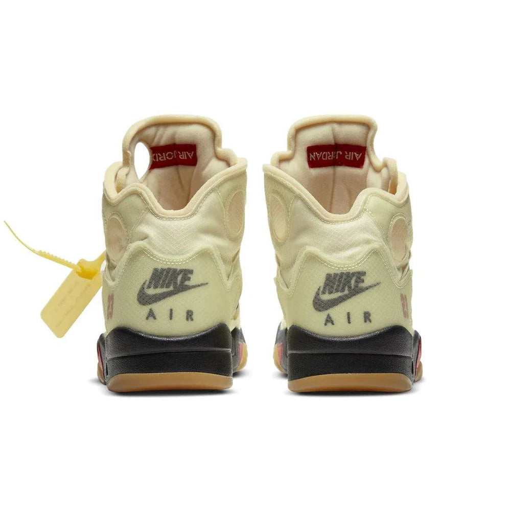 Jordan 5 X Off-White Sail