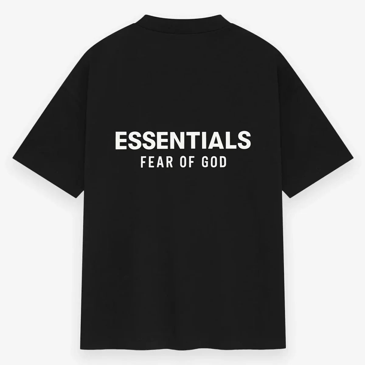 Fear Of God Essentials Bundle Completo Classic Tee + Sweatshorts Jet Black