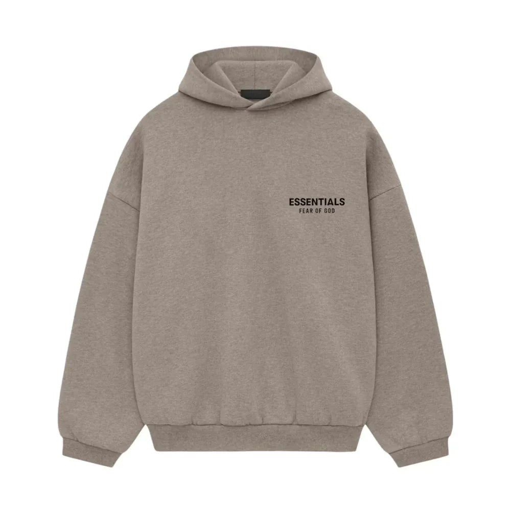 Fear Of God Essentials Fleece Hoodie (FW24) Heather Gray
