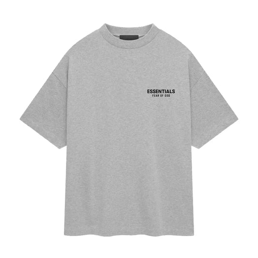 Fear Of God Essentials Tee Jersey Crewneck T-Shirt Light Heather Gray