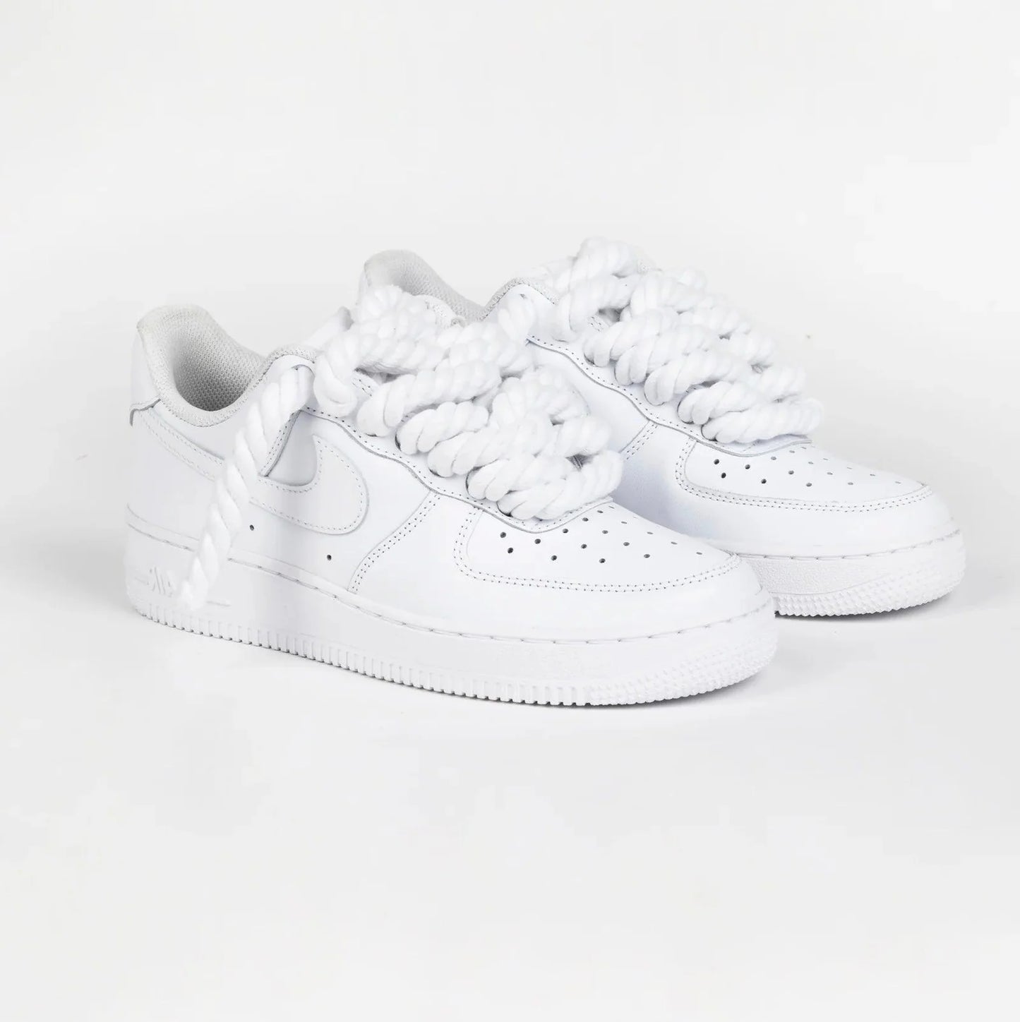 Nike Air Force 1 Rope Laces Custom Corda White