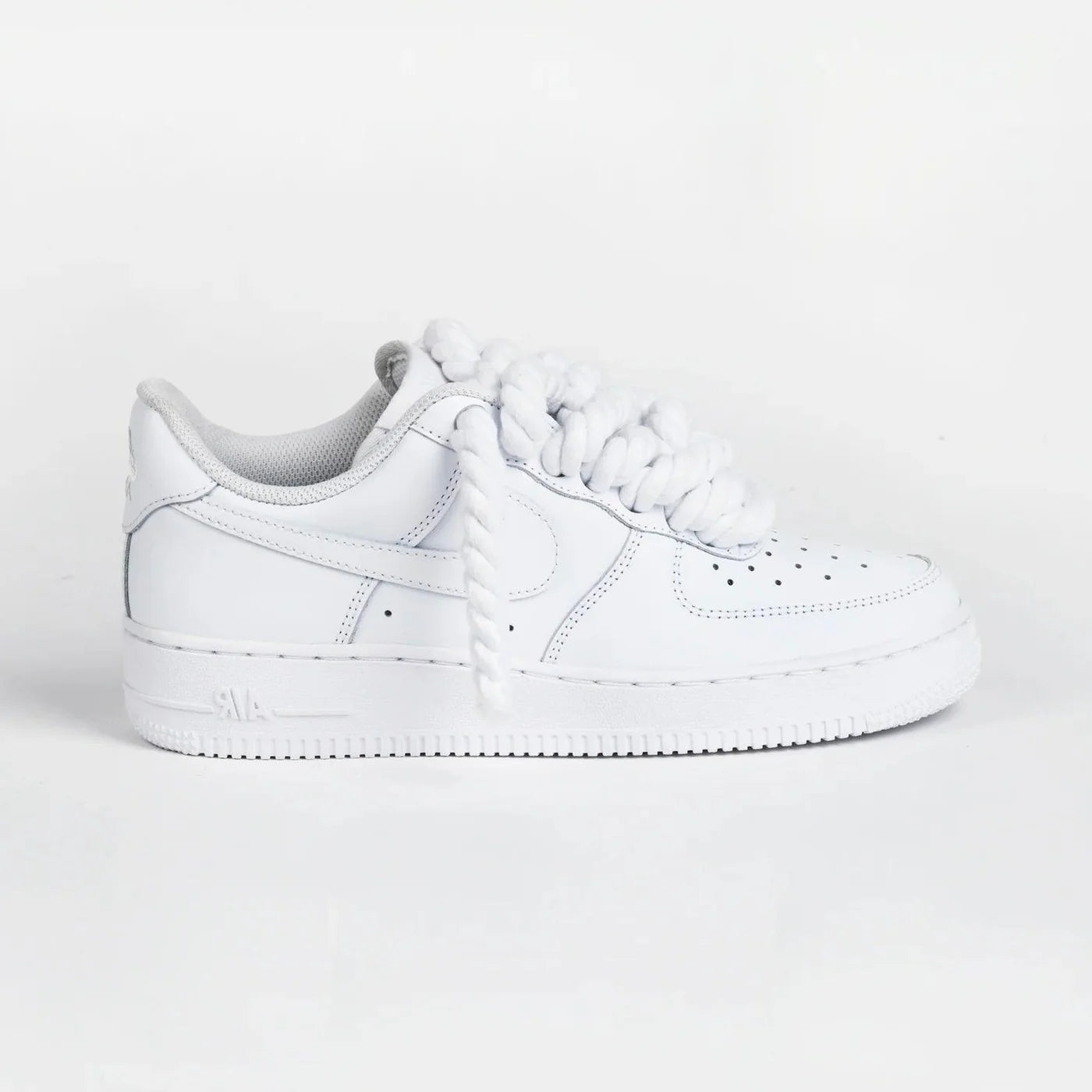 Nike Air Force 1 Rope Laces Custom Corda White