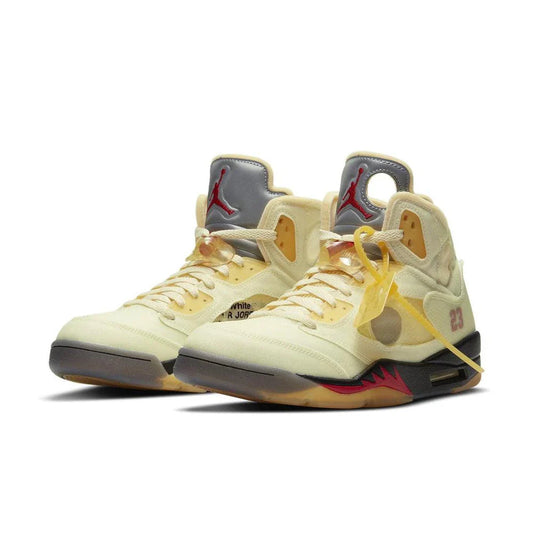 Jordan 5 X Off-White Sail