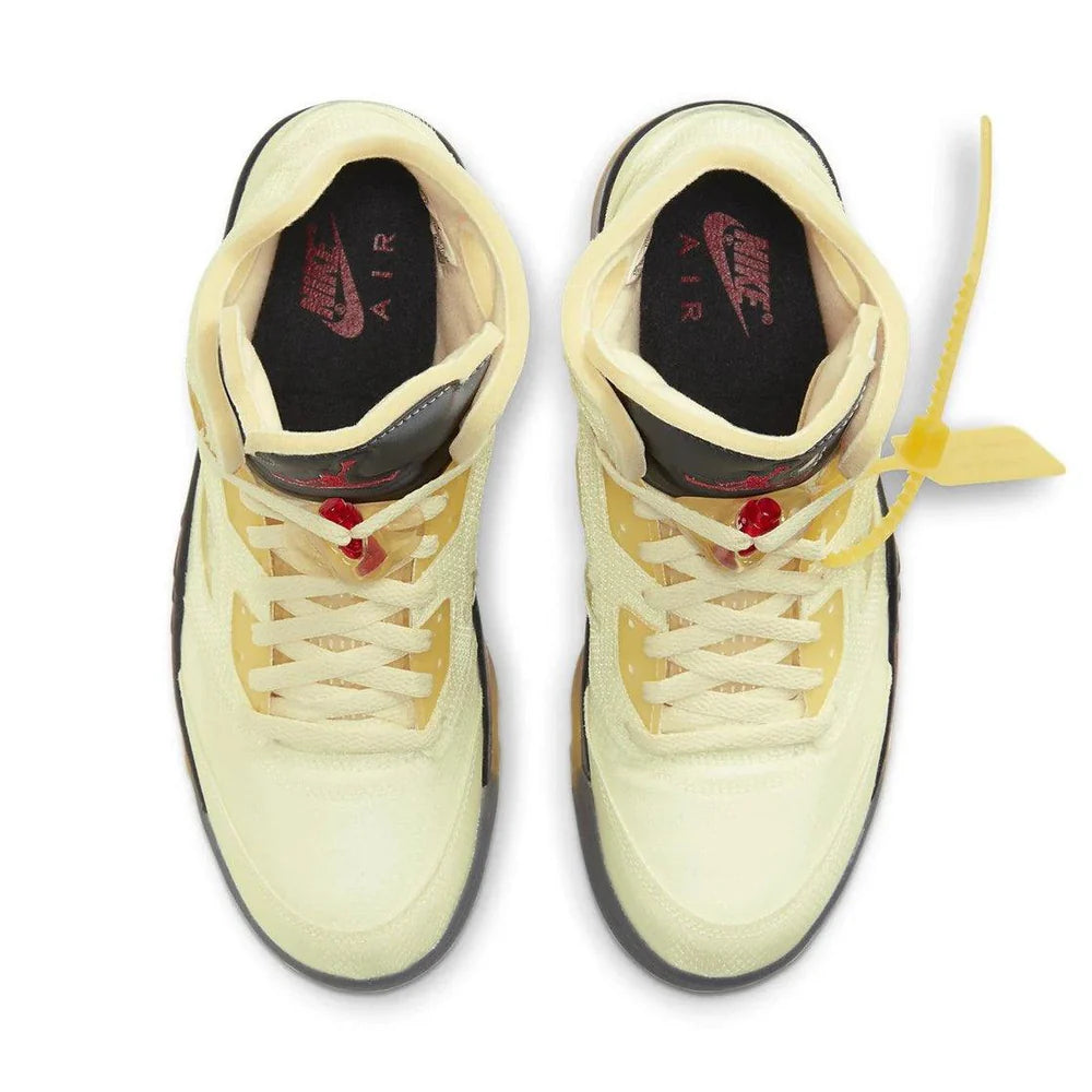 Jordan 5 X Off-White Sail
