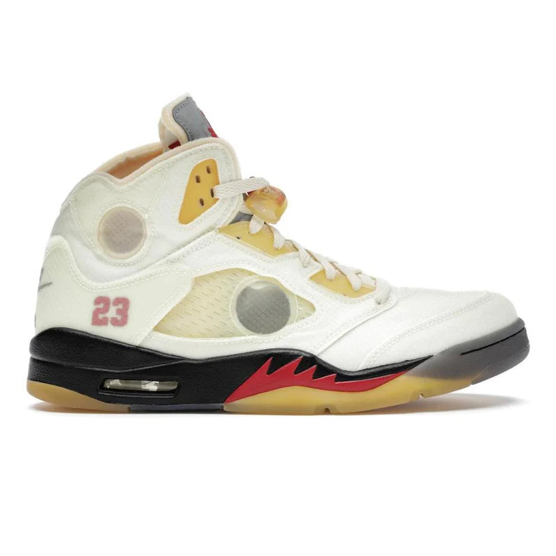 Jordan 5 X Off-White Sail